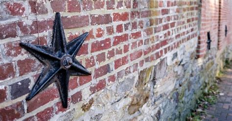 what does a metal star on the house mean|metal stars on old buildings.